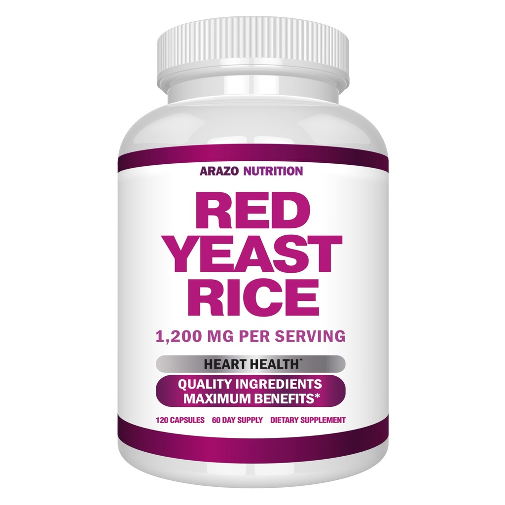 Arazo Nutrition Red Yeast Rice Extract 1200 MG ...