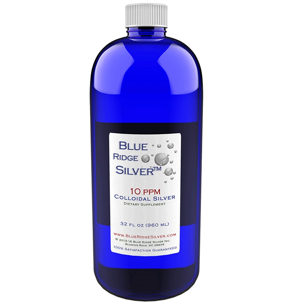 10 ppm 32 oz Kolloidinen Silver Natural Immuno Support Health Supplement