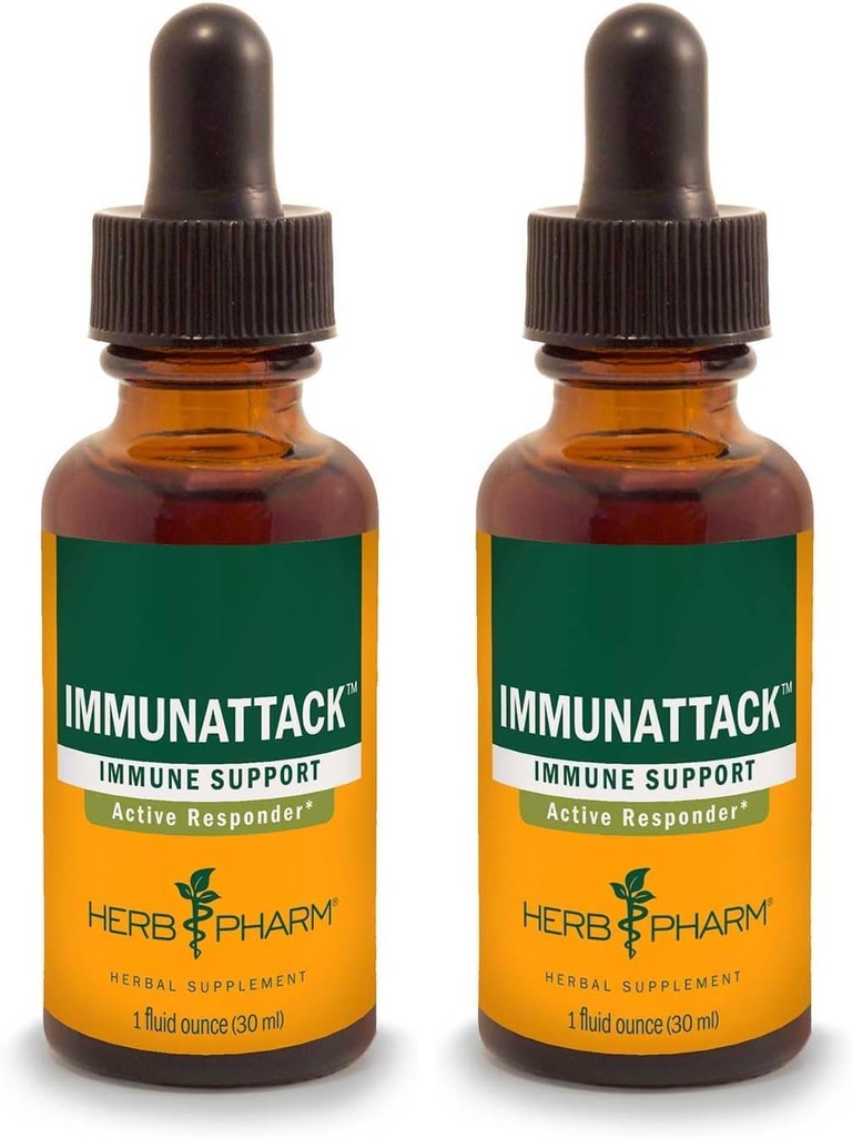 Herb Pharm Immunicack Nestemäinen kasviperäisten Formula Immune System Tuki - 1 Ounce (FIMAT01) (Pack of 2)