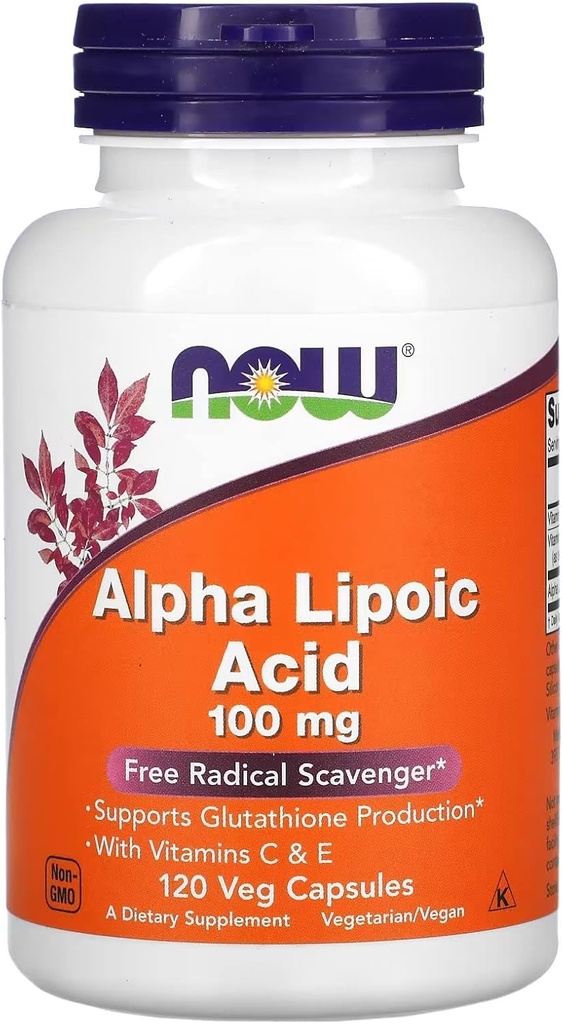Nu livsmedel Alpha Lipoic Acid 100mg 120 Vcaps