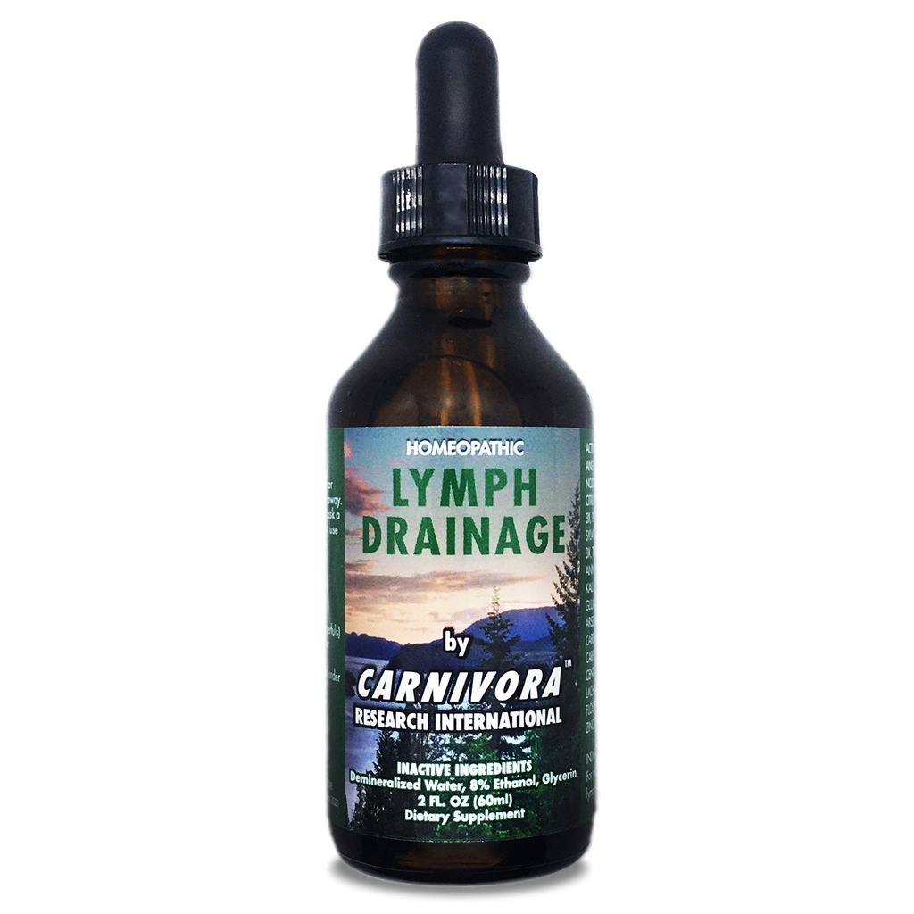 Carnivora - Lymph Drainage Drops - Stimulerar och rensar ditt Lymphatic System - Flushes Cell Waste, ökar energi, bekämpar utmattning. 2 Fl Oz (Pack of 1)