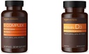 Elementit B Complex (65 kapselia) ja elementit D3-vitamiini (180 Softgels)