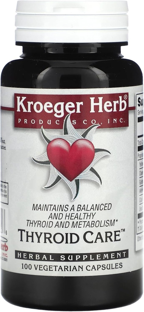 Kroeger Herb Kilpirauhasen hoitokapselit, 100