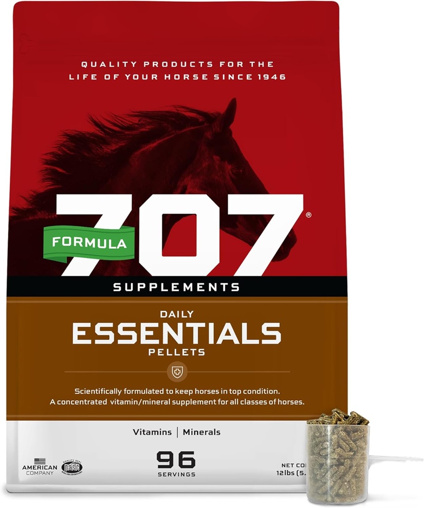 Formula 707 Daily Essentials Equine Supplement, 12 lb Bag .