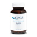 Metabolinen ylläpito CoQ10 kapselit - 100 mg CoenzymeQ10 C-vitamiini - antioksidantti, immuuni, energia + kardiovaskulaarinen tuki (60 kapselia)