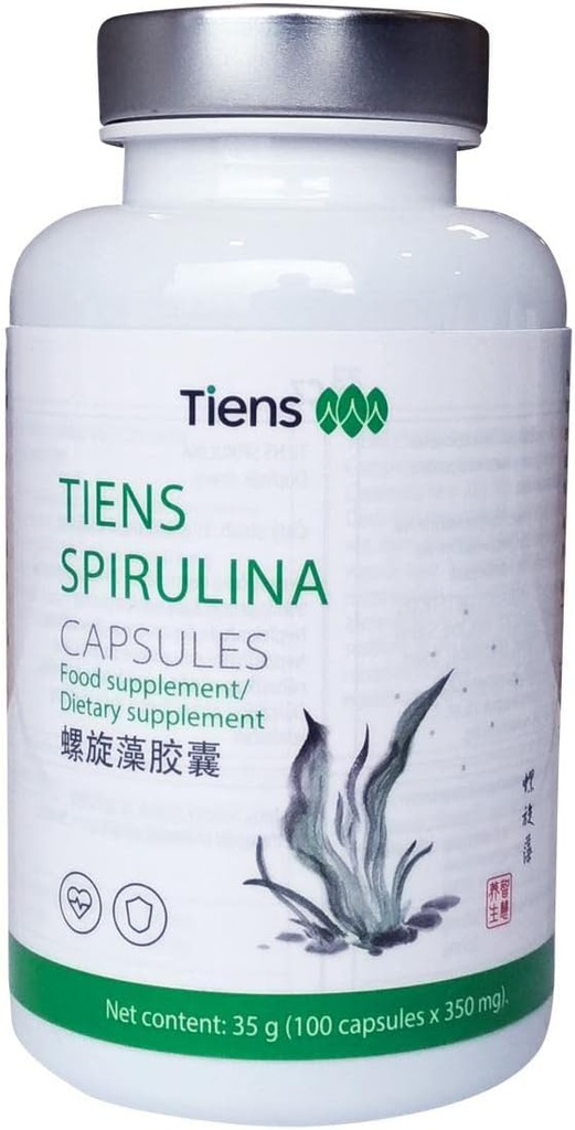 Tiins Spirulina kapselit (100 kreivi)