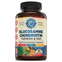 Advanced Joint Support Supplement with Glucosamine Chondroitin MSM Turmeric Boswelia. Tukee Tulehduksellinen Response, Epämukava helpotus polville kädet takaisin & nivelet. NSF Certified, USA Made. 90 Count