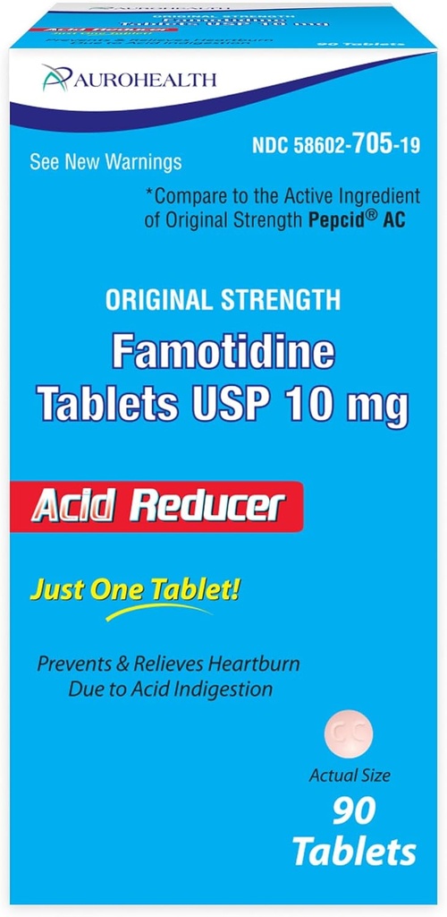 Famotidiini 10 mg tabletti, 90