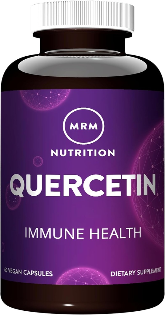 MRM Nutrition Quercetin| Immune + Cardiovascular Health | 500mg per portion | Tillverkad med QU995: Världens renaste quercetin | Antioxidant Status | 60 portioner