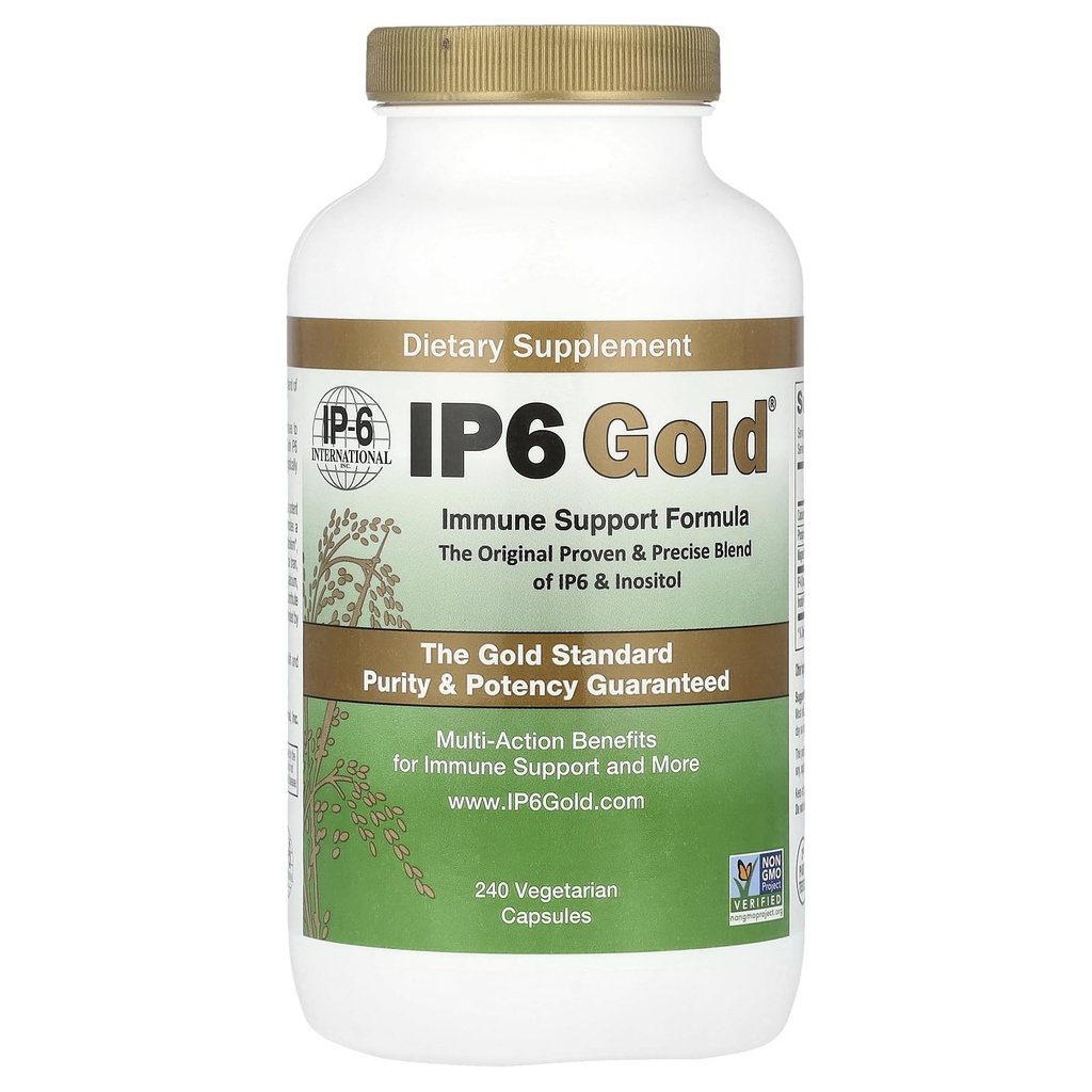IP6 Gold Immune Support Formula, 240 kasvissyöjäkapselia