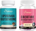 Liposomaalinen Glutationi 1 pakkaus ja kreatiinimonohydraatti 1 pakkaus