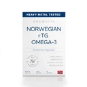 Norwegian rTG Omega 3 Fish Oil for Brain & Heart Boost, Triglyseride Fish Oil Omega 3 Lisäravinteet, 300 DHA 600 EPA Omega 3 Softgels Essential rasvahapot silmät, iho & nivelet, 1200mg, 60 Tarjoilut