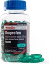 Time-Cap LBS, INC. Ibuprofeeni 200 mg - 160 Liquid Softgels - Kivunlievitys Softgels ja kuumeen reduktori - päänsärkyä lievittävä, kuukautiskipu, hammassärkyä lihassärkyjä ja nivelkipu