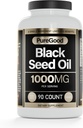 Black Seed Oil Kapselit, 500 Mg, Cold Pressed High Potency Dgestive Aid, 90 Count 100% Non GMO Pure Black Cumin Seed Oil Kapselit
