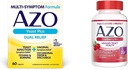 AZO Yeast Plus Dual Relief 60 tablettia, hiivatulehdus ja emättimeen liittyvä oireiden lievitys + Cranberry Pro -virtsatautien terveyslisä 600 mg PACRAN, 1 tarjoilu = yli 1 lasi karpalomehua 100 CT
