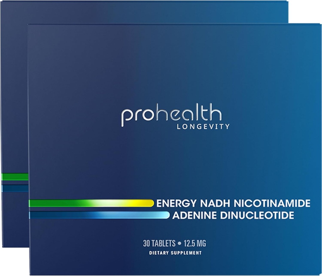 ProHealth Energy NADH Nikotinamidi Adeniini Dinukleotidi (30 tablettia, 12, 5 mg) (2 pakkaus)