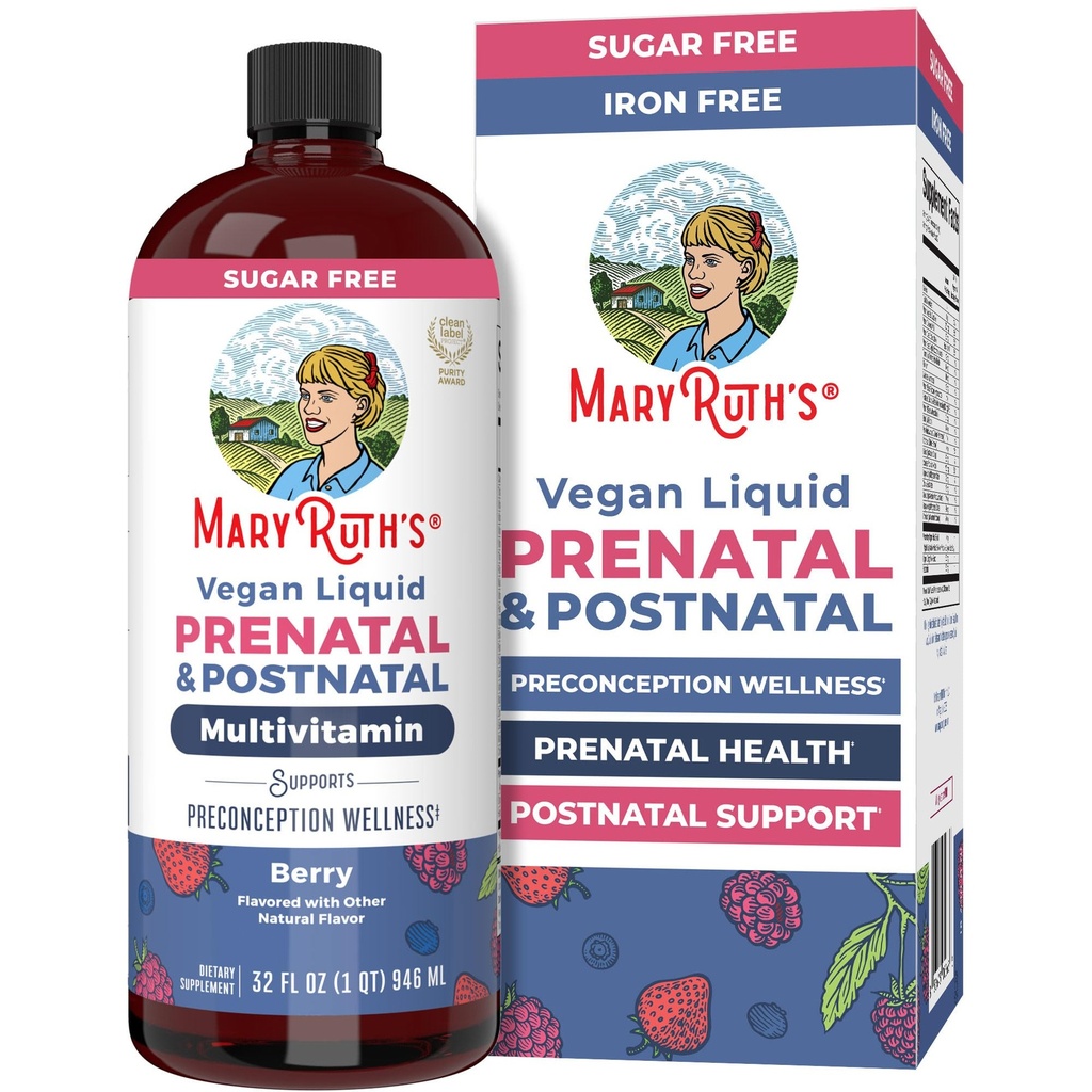 MaryRuth Organics Postnatal & Prenatal Vitamiineja naisille ... Sokeriton.............
