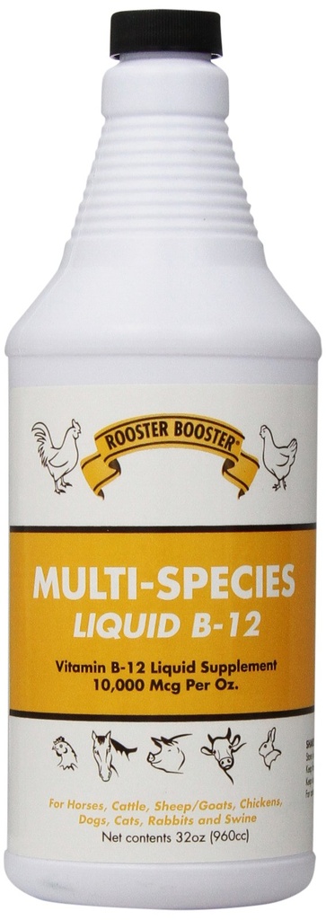 Rooster Booster B-12 Liquid, 32 Uunce