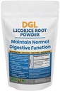 DGL Licorice Supplement: Tukee Ruoansulatus, Gut Lining Support, DGL Powder for Wellness, Licorice juuriuutejauhe, 140 serv.