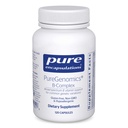 Pure Encapsulations PureGenomics B-Complex - Broad Spectrum B Vitamin Support för Genetic Expression, Cellular Function, Hormon Production & Energy Metabolism * - med vitamin B12 & B6-120 kapslar