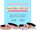 Morning Sickness Relief Wristbands | Akupressur Anti Nausea Bands for Pregnancy Nausea Relief, First Trimester Pregnancy Essentials (2 Sets) (Medium)