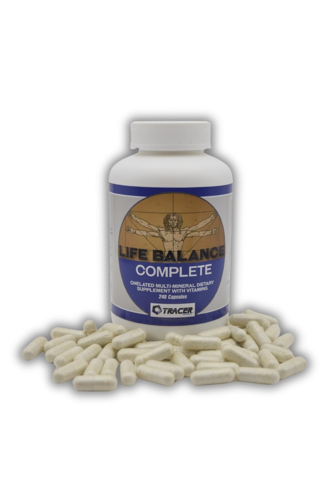 Life Balance Complete - Chelated Multi-Mineral Ravintolisä vitamiineja - todellinen Aminohappo kelated trace Minerals - Fill the Gaps in Your Nutrition - Valmistettu Yhdysvalloissa - 240 kapselia