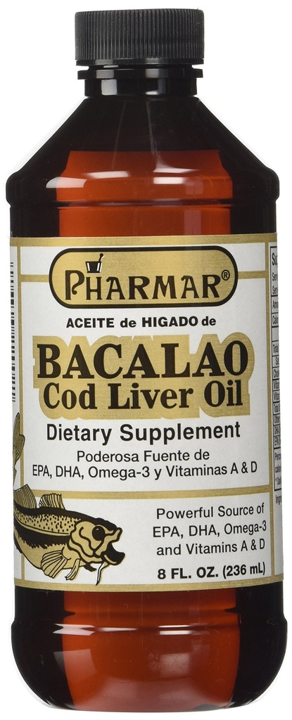 Pharmark Aceite De Higado De Bacalao Cod Maksaöljy (8 Ounce)