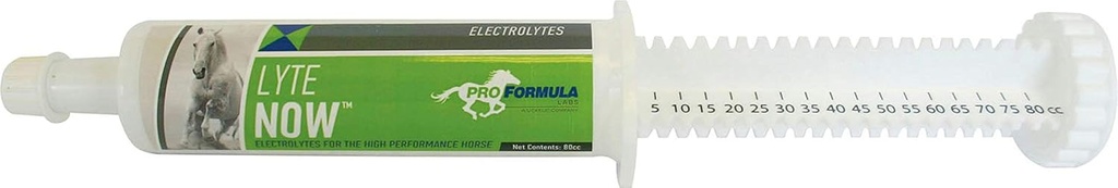 Uckele Lyte Now Ruisku hevosille - Full Spectrum Electrolyte Paste hevosille - Equine Mineral Fluid Replenishment - 3 annosta - 80 CC