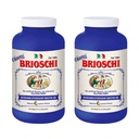 Brioschi Italian Lemon Flavored Effervescent Heasterburn, järkyttynyt vatsa, happo ruoansulatushäiriöt, 8.5 oz pullo (Pakka 2)