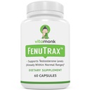 VitaMonk FenuTraxTM Sarviapilauute Tehokas 50% Sarviapilasiemenuute Standardoitu Fenuside - Korkea Furostanol Glycoside ja Saponin sisältö Verrattuna Testofen - 60 kapselia