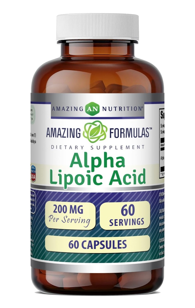 Amazing Formula Alpha Lipoic Acid ...200 Mg Supplement...