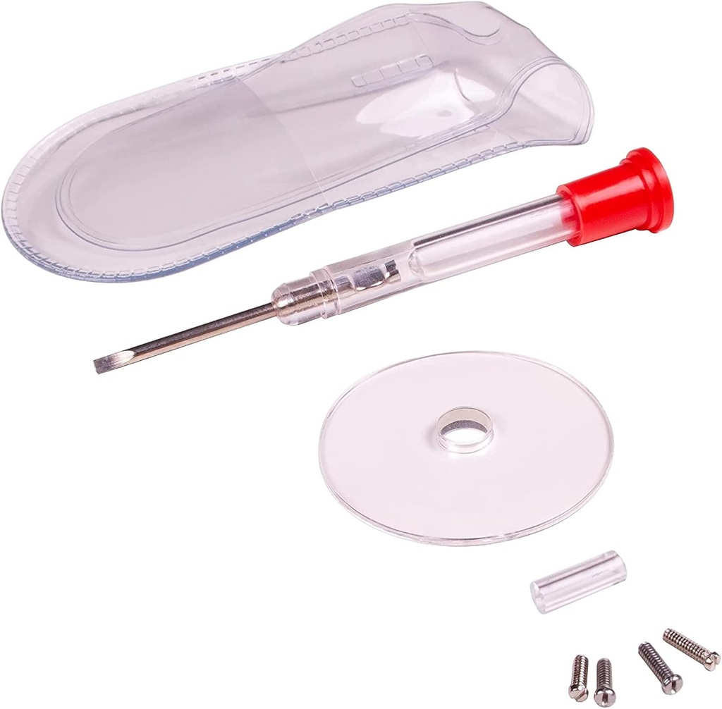Apex Glasses Repair Kit - Eyeglass Repair Kit med liten skruvmejsel, Eyeglass skruvar, förstoringsglas, skruvguide och lagringspåse - Universal Eyeglas Repair Kit för läsning av glasögon och solglasögon