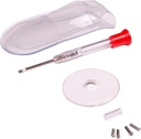 Apex Glasses Repair Kit - Eyeglass Repair Kit med liten skruvmejsel, Eyeglass skruvar, förstoringsglas, skruvguide och lagringspåse - Universal Eyeglas Repair Kit för läsning av glasögon och solglasögon