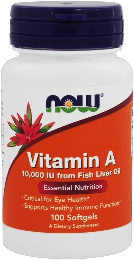 Nyt Ruoka, A-vitamiini, 10 000 IU, 100 Softgels