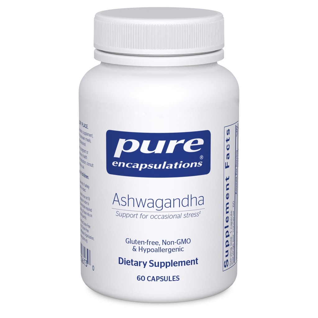 Rena inkapslingar Ashwagandha - 500 mg Ashwagandha Extract - Metabolism & Stress Support - Immune Support - GMO Free & Vegan - 60 kapslar