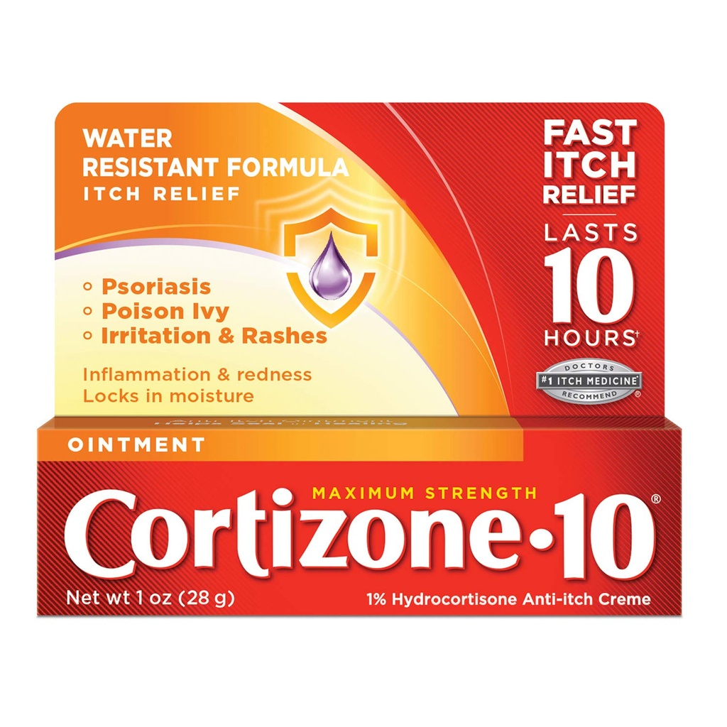 Cortizone 10 Maximum Strength Voide 1 oz., 1% Hydrokortisoni Voide kutina helpotus - Pakkaus toukokuu Vary
