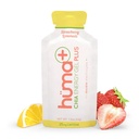 Huma Plus (double Electrolytes) - Chia Energy Gel, mansikka sitruuna, 12 geeliä, 25mg kofeiini - vatsa Friendly, Real Food Energy Gels