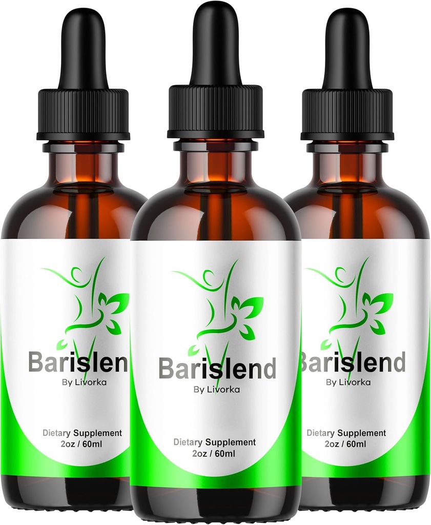 (3 pakkaus) Barislend Drops, Barislend Liquid, Official Barislend Liquid Drop Drop Formula, Barislend Drop Supplement Premium Liquid Supplement Support, 3 pulloa 3 kuukautta