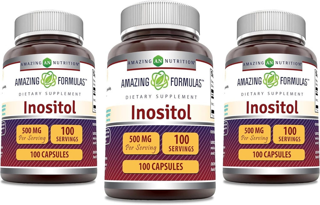 Hämmästyttävä Formula Inositol 500 Mg ... Kapselien täydennysosa ... ei-muuntogeenisiä organismeja...