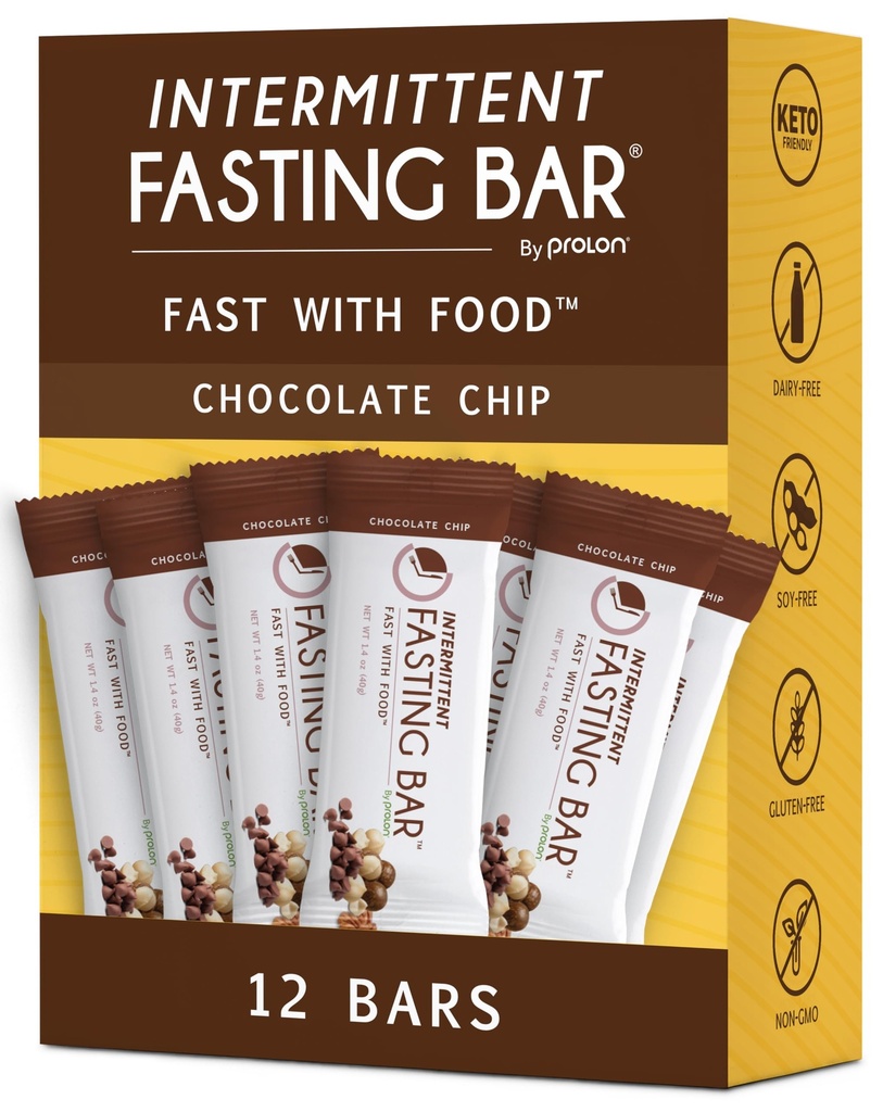 Prolon Fasting Bars ... 5g Proteiinia, 7g kuitua Keto-frendly, gluteeniton, maidoton, kasviton ...