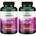 Swanson Msm 1 000 mg 120 Caps (2 pakkaus)