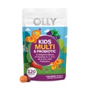 OLLY Kids Multivitamiini & Probiootti Gummy, Ruoansulatustuki, vitamiinit A, D, C, E, B, Sinkki, Pureskeltava Supplement, Berry Flavor, 60 päivän tarjonta - 120