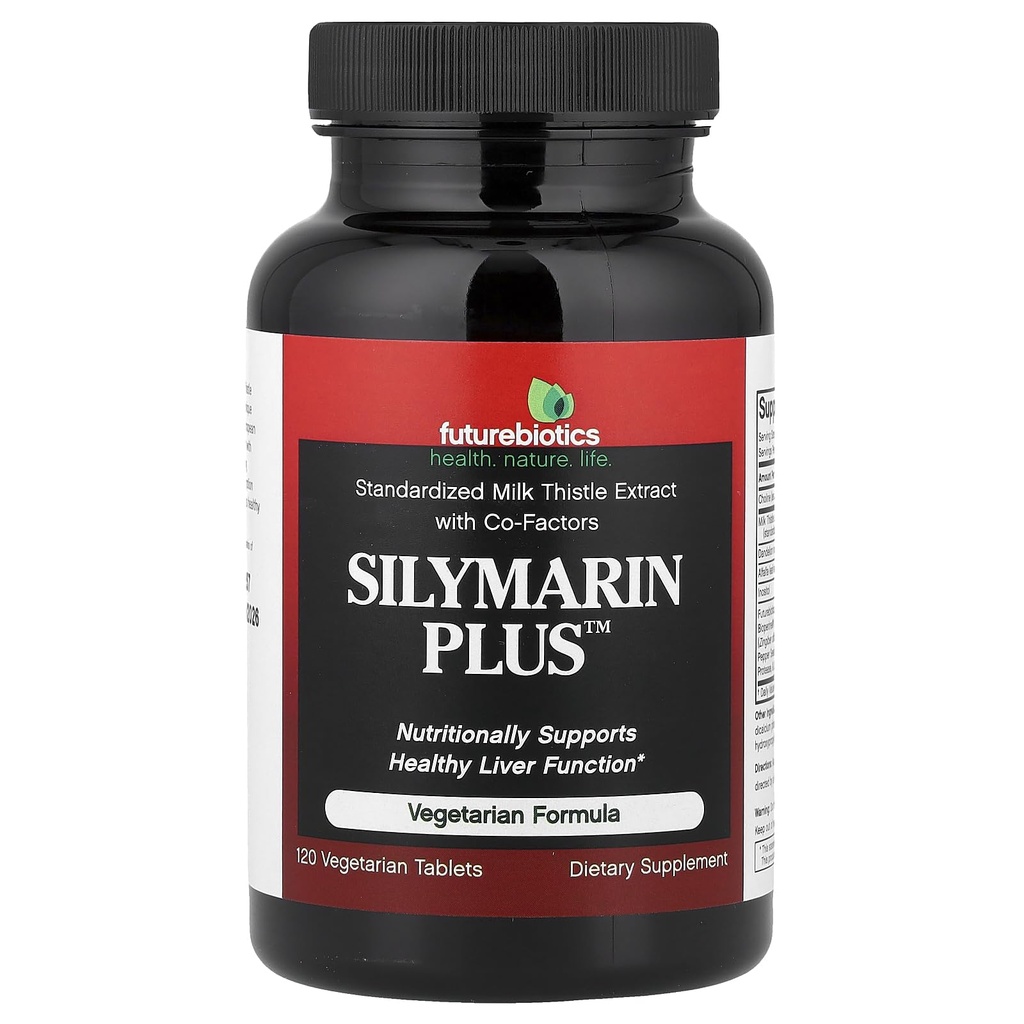 Futurebiootit Silymarin Plus, 120 kasvistablettia
