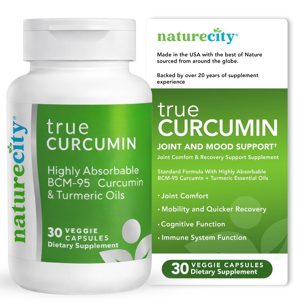 NatureCity True-Curcumin Turmeric Supplement 