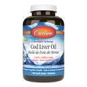 Carlson - Turska Maksaöljy Gems, 460 mg Omega-3s + vitamiinit A & D3, Wild-Caught Norwegian Arctic Cod-Liver Oil, kestävästi Lähde: Nordic Fish Oil Kapselit, Sitruuna, 150 pehmeää geeliä