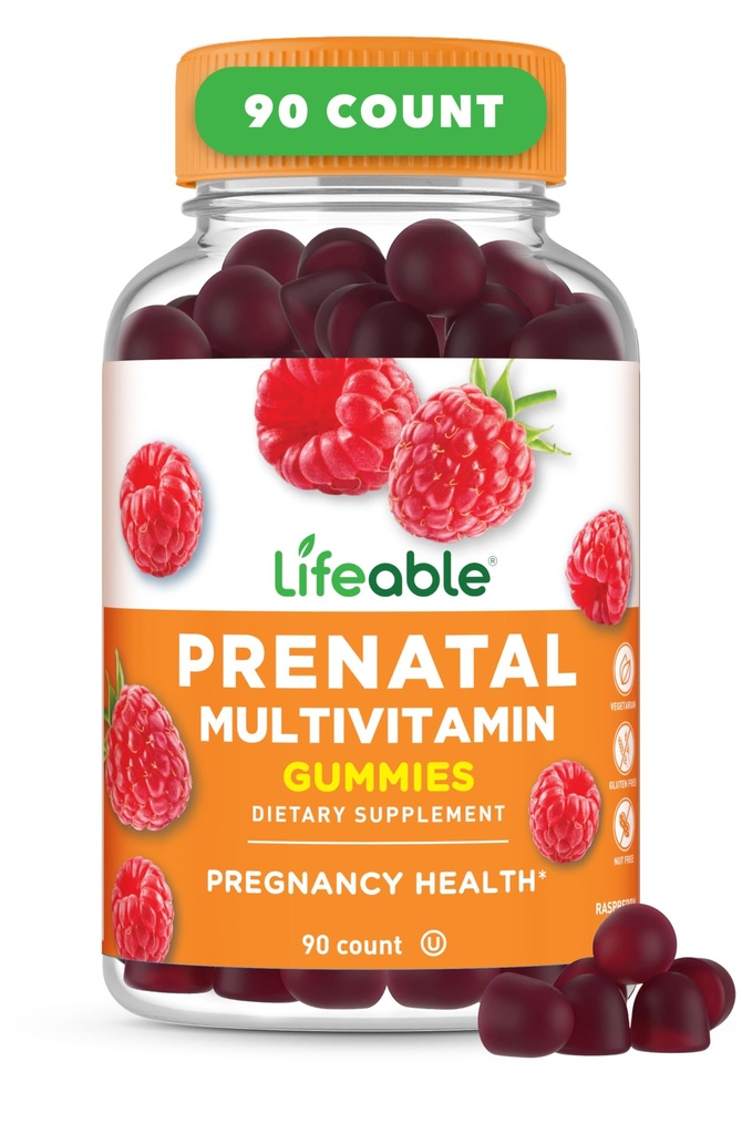 Elävä prenataalinen monivitamiini, jossa rautaa ja koliinia 