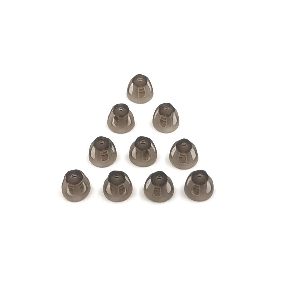 Kuulolaitteet Smoky Gray Vinkkejä Korvapalat Mukava avoimen Fit BTE äänenvahvistin PSAP Kit Näkymätön, paitsi RIC 5mm (S * 10)