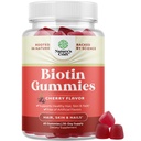 Luonnollinen Biotin Gummies hiusten kasvua - Biotiini vitamiineja hiukset iho ja kynnet Gummies naisten ja miesten - Kasvu vitamiinit Naisten kanssa Pantotenic Acid