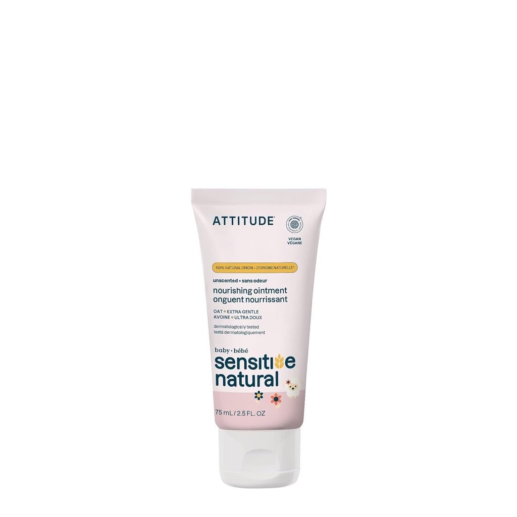 Asenne Suojaava runko Voide, kasvi- ja mineraalipohjaiset ainesosat, kasvis- ja julmuusvapaat Sensitive Skin, Tuoksumaton, 2.5 Fl Oz