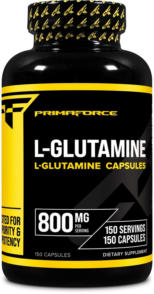 Primaforce L-Glutamiini, 800 mg (150 kapselia)